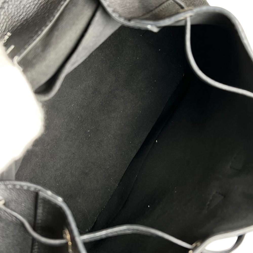 LOUIS VUITTON ルイヴィトン リュック ロックミーバックパック M41815 グレインカーフレザー ブラック 黒 シルバー金具 レディース【中古品】