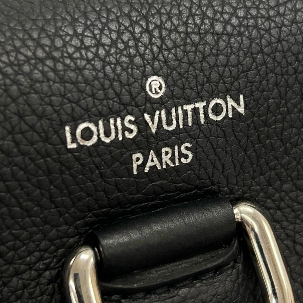 LOUIS VUITTON ルイヴィトン リュック ロックミーバックパック M41815 グレインカーフレザー ブラック 黒 シルバー金具 レディース【中古品】