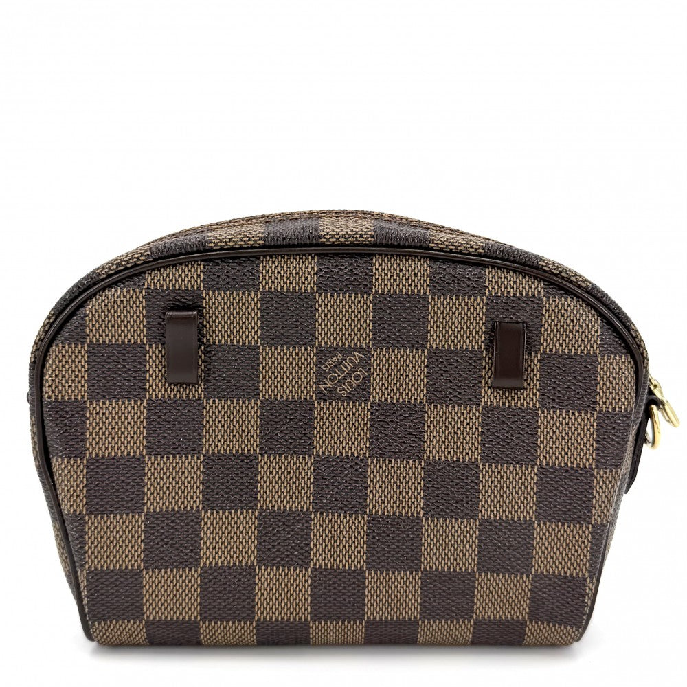 【開店SALE】 LOUIS VUITTON ルイヴィトン ショルダーバッグ ダミエ ポシェットイパネマ 小さめ N51296 ブラウン 茶 ゴールド金具 レディース【中古品】