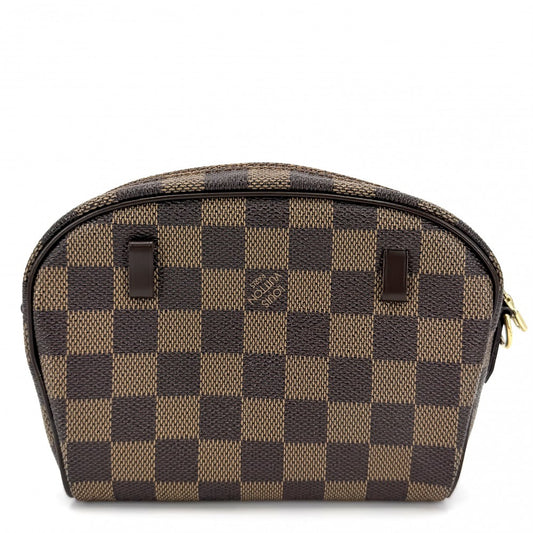 【開店SALE】 LOUIS VUITTON ルイヴィトン ショルダーバッグ ダミエ ポシェットイパネマ 小さめ N51296 ブラウン 茶 ゴールド金具 レディース【中古品】