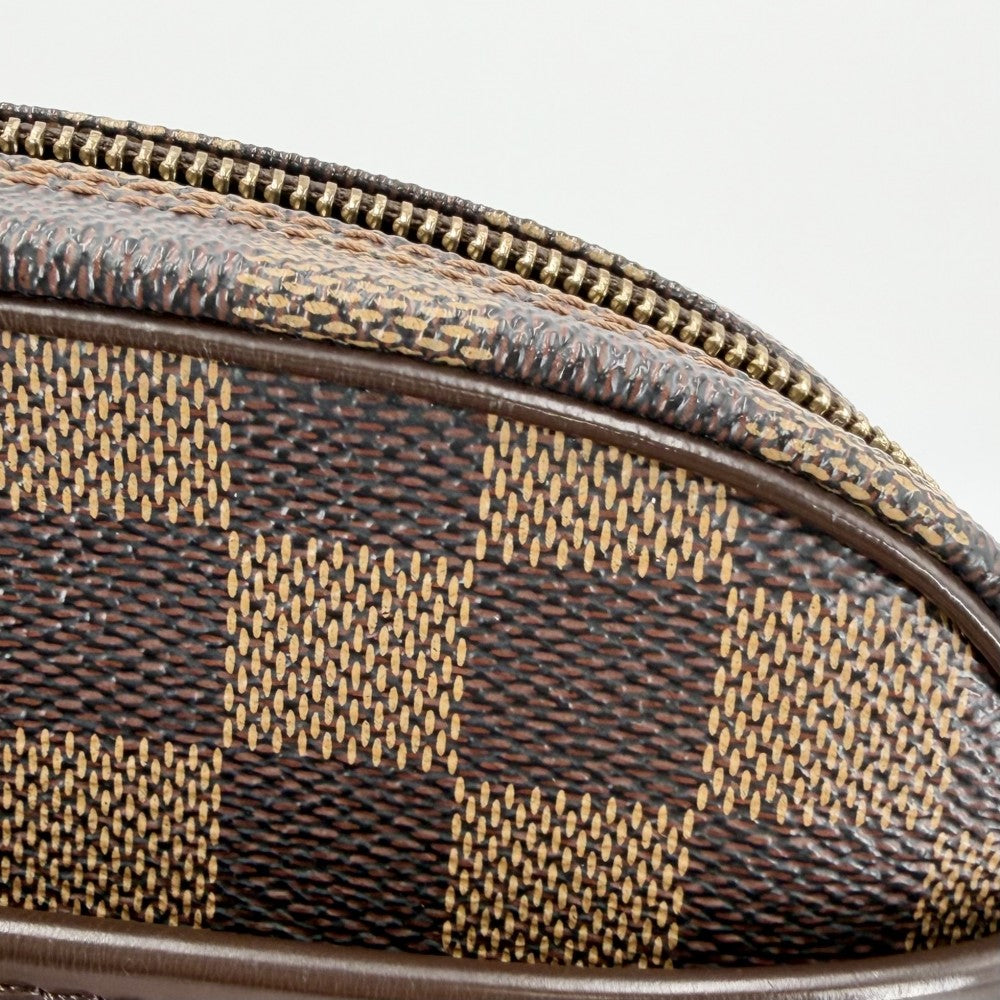 【開店SALE】 LOUIS VUITTON ルイヴィトン ショルダーバッグ ダミエ ポシェットイパネマ 小さめ N51296 ブラウン 茶 ゴールド金具 レディース【中古品】