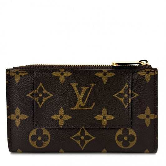 LOUIS VUITTON ルイヴィトン コインケース モノグラム サンチュールポシェットデュオ 小銭入れ M9836 ブラウン 茶 ゴールド金具 メンズ【中古品】