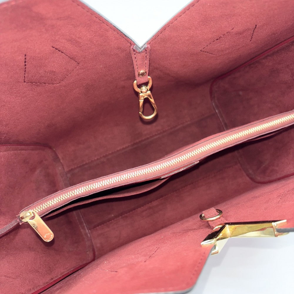 【開店SALE】 LOUIS VUITTON ルイヴィトン ハンドバッグ モノグラム キモノMM トートバッグ スリーズ かばん 鞄 M40459 ブラウン 茶 レッド 赤 ゴールド金具 レディース【中古品】