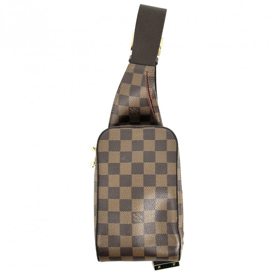【開店SALE】 LOUIS VUITTON ルイヴィトン ボディバッグ ダミエ ジェロニモス ウエストポーチ Geronimos　 鞄 かばん N51994 ブラウン 茶 ゴールド金具 メンズ【中古品】