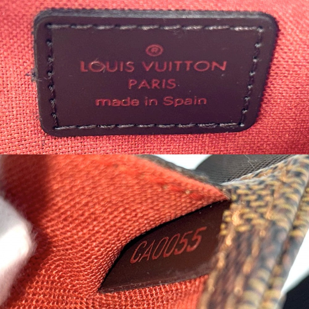 【開店SALE】 LOUIS VUITTON ルイヴィトン ボディバッグ ダミエ ジェロニモス ウエストポーチ Geronimos　 鞄 かばん N51994 ブラウン 茶 ゴールド金具 メンズ【中古品】