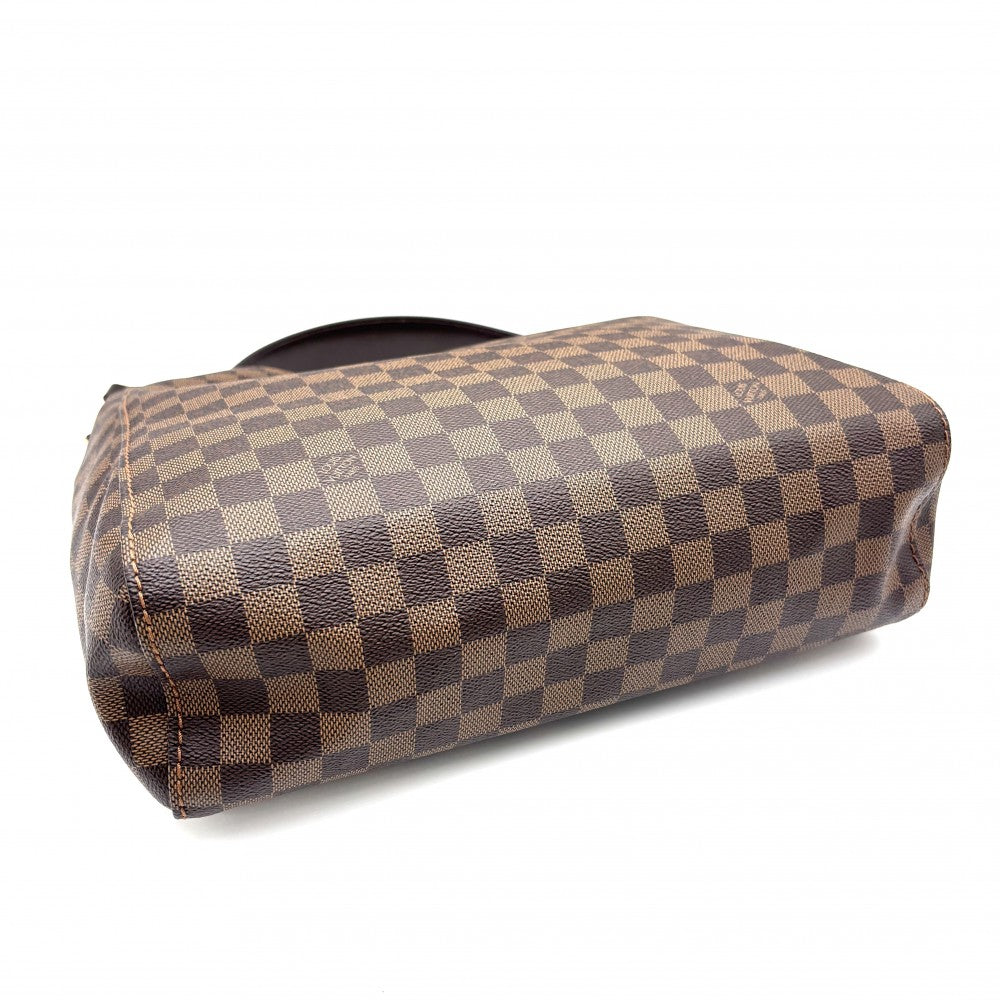 【開店SALE】 LOUIS VUITTON ルイヴィトン ハンドバッグ ダミエ ポートベローPM ショルダーバッグ かばん 鞄 N41184 ブラウン 茶 ゴールド金具 レディース【中古品】