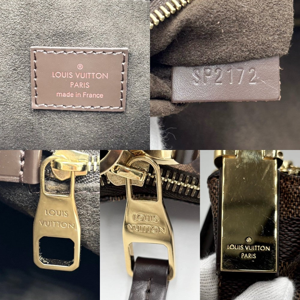 【開店SALE】 LOUIS VUITTON ルイヴィトン ハンドバッグ ダミエ ポートベローPM ショルダーバッグ かばん 鞄 N41184 ブラウン 茶 ゴールド金具 レディース【中古品】