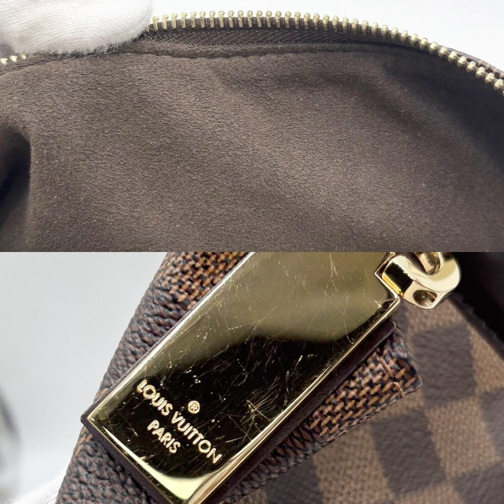 【開店SALE】 LOUIS VUITTON ルイヴィトン ハンドバッグ ダミエ ポートベローPM ショルダーバッグ かばん 鞄 N41184 ブラウン 茶 ゴールド金具 レディース【中古品】