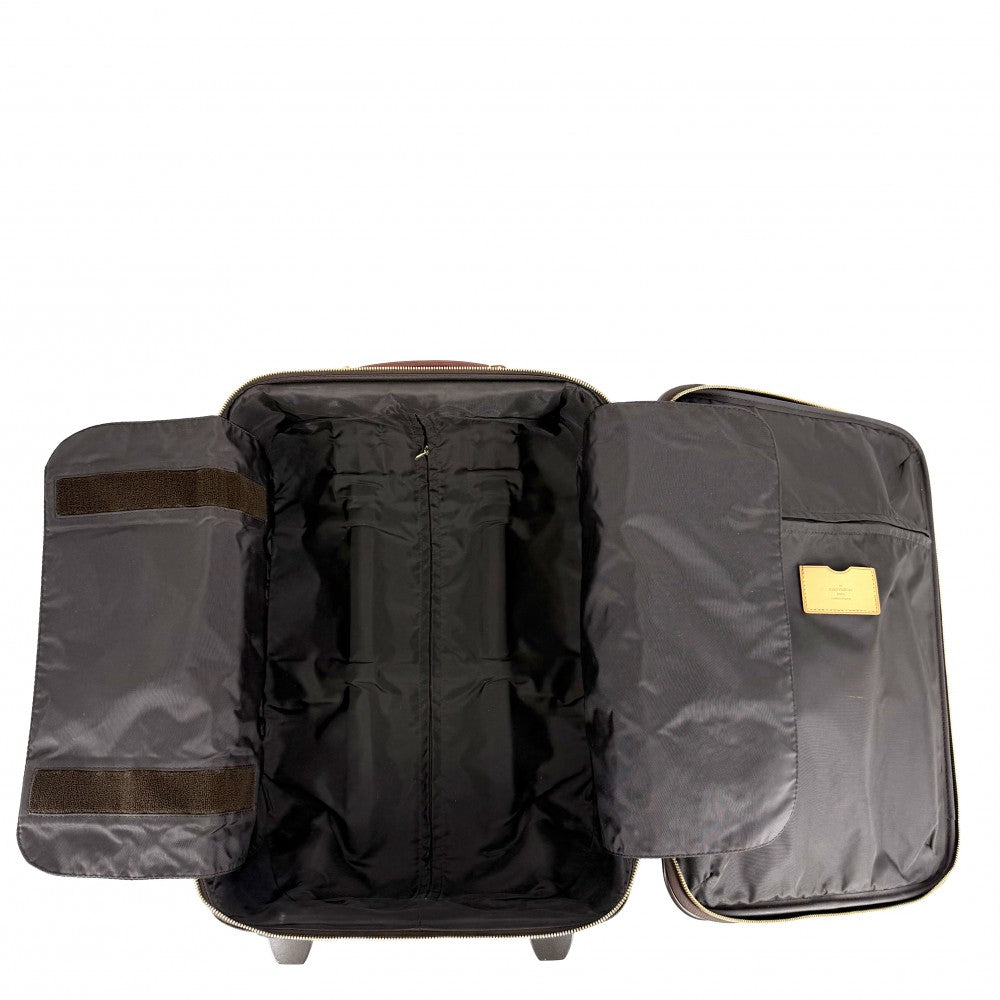 【開店SALE】 LOUIS VUITTON ルイヴィトン キャリーバッグ トロリー50ボスフォール トランク スーツケース トラベルバッグ キャリーケース M23259 モノグラムキャンバス ブラウン 茶 ゴールド金具 ユニセックス【中古品】