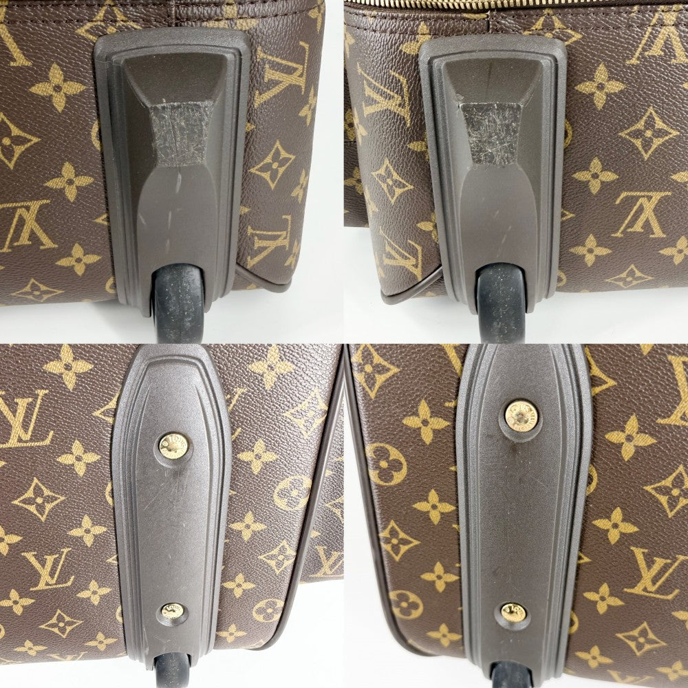 【開店SALE】 LOUIS VUITTON ルイヴィトン キャリーバッグ トロリー50ボスフォール トランク スーツケース トラベルバッグ キャリーケース M23259 モノグラムキャンバス ブラウン 茶 ゴールド金具 ユニセックス【中古品】