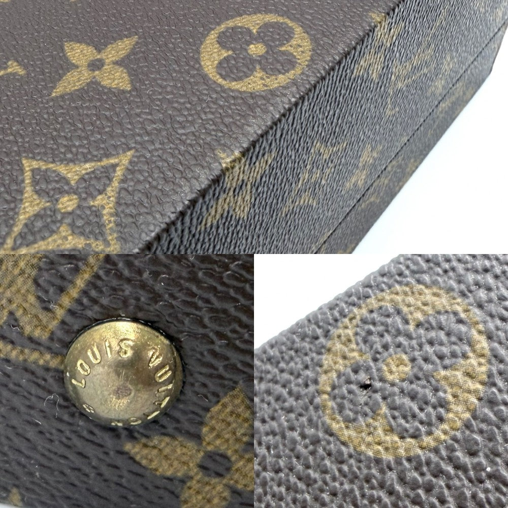 LOUIS VUITTON ルイヴィトン トランク ボワット・ビジュー アタッシュケース ジュエリーケース M47120 モノグラムキャンバス ブラウン 茶 ゴールド金具 レディース【中古品】