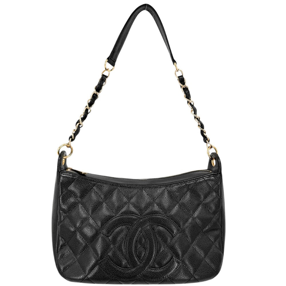 【開店SALE】 CHANEL シャネル ハンドバッグ マトラッセ ココマーク ラムスキン ブラック 黒 ゴールド金具 レディース【中古品】