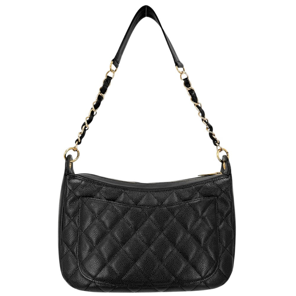 【開店SALE】 CHANEL シャネル ハンドバッグ マトラッセ ココマーク ラムスキン ブラック 黒 ゴールド金具 レディース【中古品】