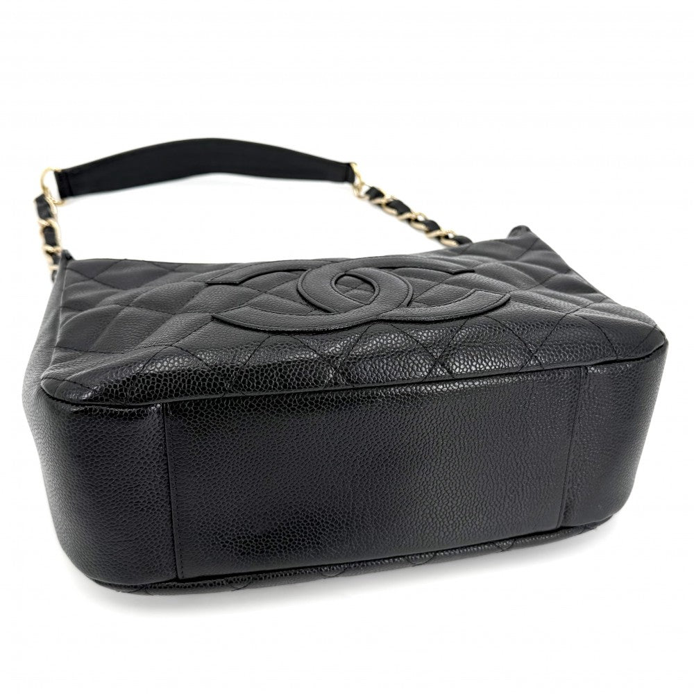 【開店SALE】 CHANEL シャネル ハンドバッグ マトラッセ ココマーク ラムスキン ブラック 黒 ゴールド金具 レディース【中古品】