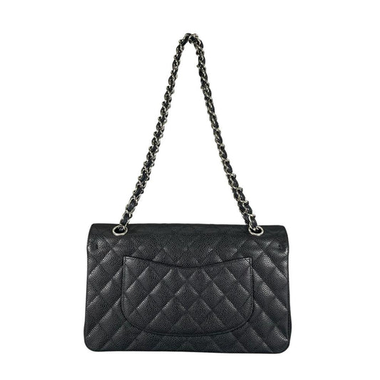 CHANEL シャネル ショルダーバッグ マトラッセ25 シルバー金具 チェーンショルダー 13番台 ブラック 黒 シルバー金具 レディース【中古品】