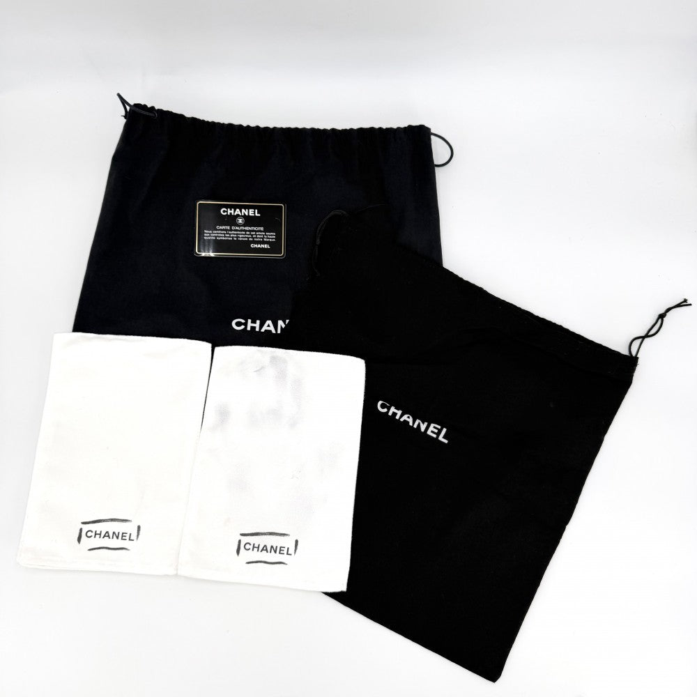 CHANEL シャネル ショルダーバッグ マトラッセ ココマーク ダブルチェーン レザー ブラウン系 マットシルバー金具 レディース【中古品】