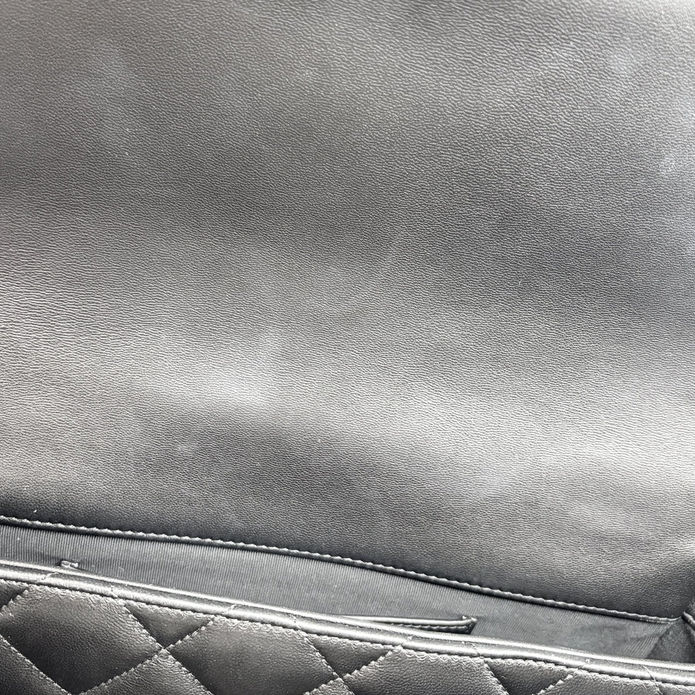 CHANEL シャネル ショルダーバッグ マトラッセ ココマーク ショルダーバッグ ラムスキン ブラック 黒 ゴールド金具 レディース【中古品】