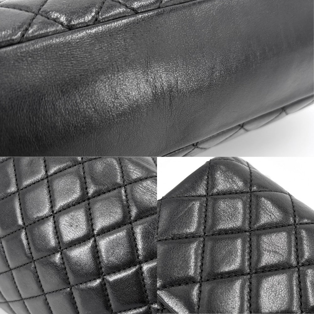 CHANEL シャネル ショルダーバッグ マトラッセ ウェストミンスター チェーンショルダー レザー フェイクパール ブラック 黒 ゴールド金具 レディース【中古品】