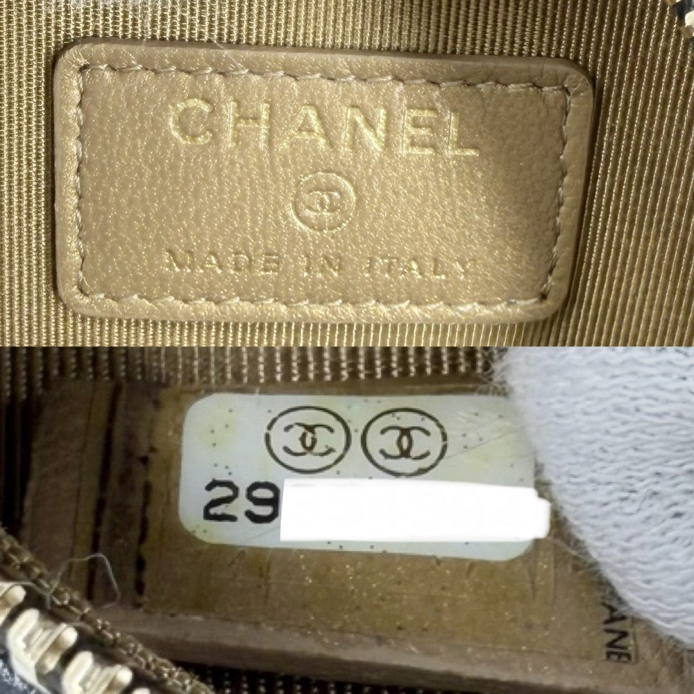CHANEL シャネル ショルダーバッグ マトラッセ ミニバッグ チェーンショルダー ココマーク 小さめ AP0999 レザー フェイクパール ブラック 黒 ソフトゴールド金具 レディース【中古品】