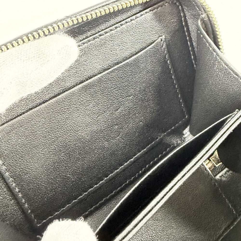 CHANEL シャネル 2WAY マトラッセ ココマーク ミニハンドバッグ チェーンショルダーバッグ バニティ ラムスキン ブラック 黒 アンティークゴールド金具 レディース【中古品】