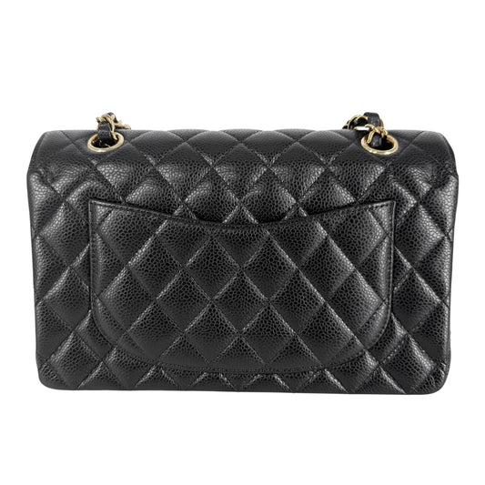 CHANEL シャネル ショルダーバッグ マトラッセ23 ダブルチェーン ダブルフラップ ココマーク ターンロック キャビアスキン ブラック 黒 ゴールド金具 レディース【中古品】