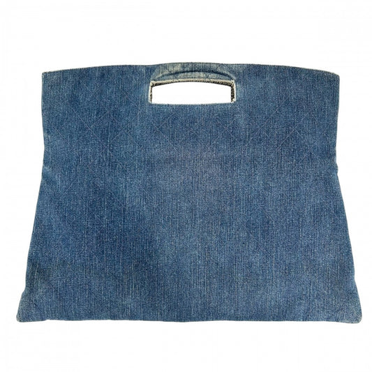 【開店SALE】 CHANEL シャネル ハンドバッグ マトラッセ 鞄 かばん デニム ブルー 青 レディース【中古品】