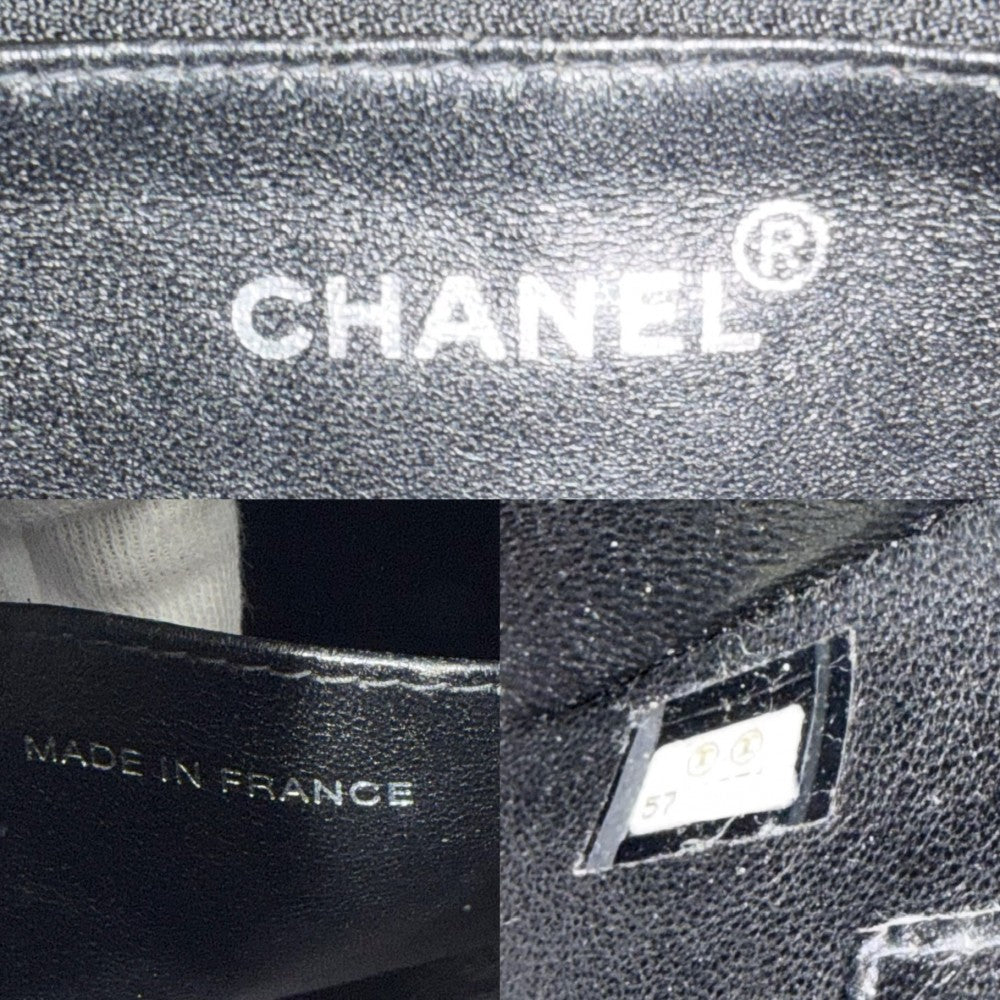 CHANEL シャネル ハンドバッグ マトラッセ 復刻トート トートバッグ ココマーク キャビアスキン ブラック 黒 シルバー金具 レディース【中古品】