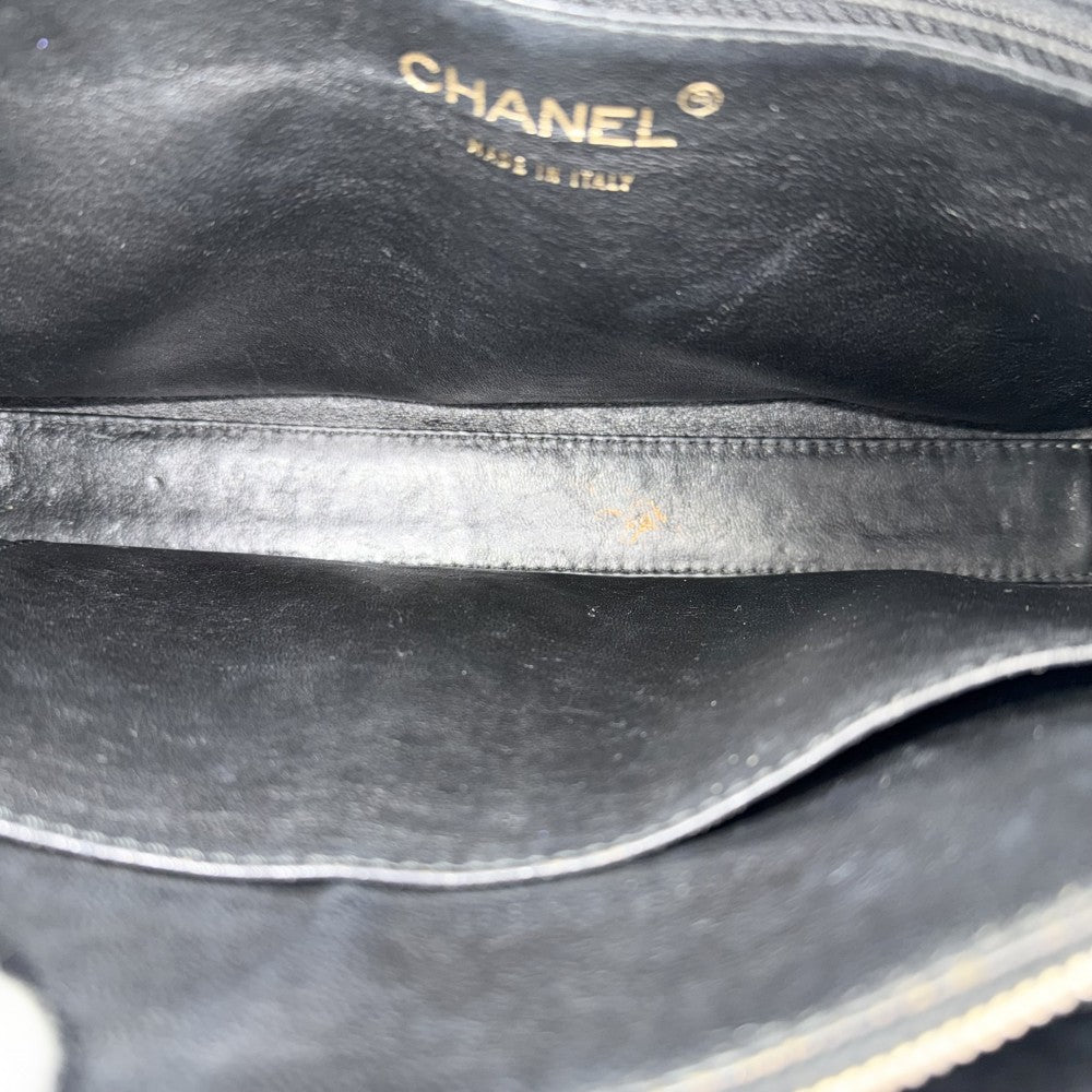 CHANEL シャネル ハンドバッグ マトラッセ ココマーク トートバッグ ラムスキン ブラック 黒 ゴールド金具 レディース【中古品】