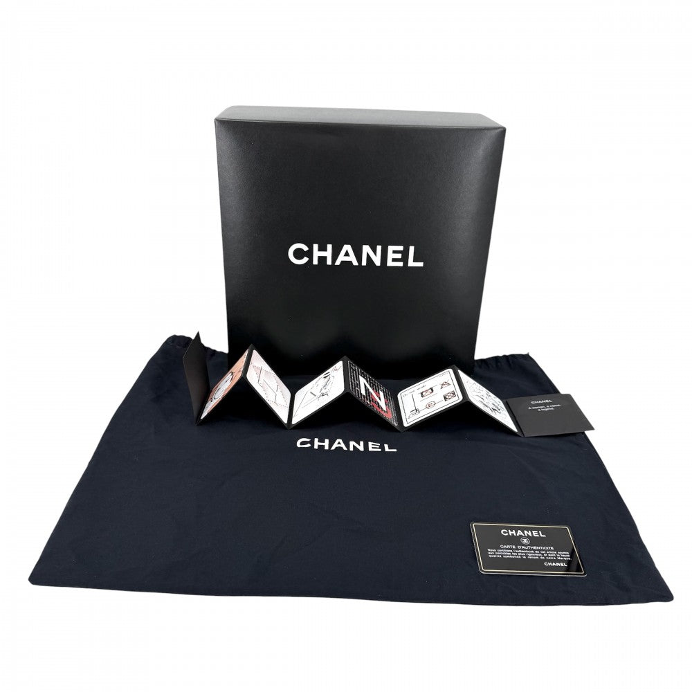 CHANEL シャネル トートバッグ マトラッセ PTT ココマーク ハンドバッグ チェーンショルダー キャビアスキン ブラック 黒 ゴールド金具 レディース【中古品】