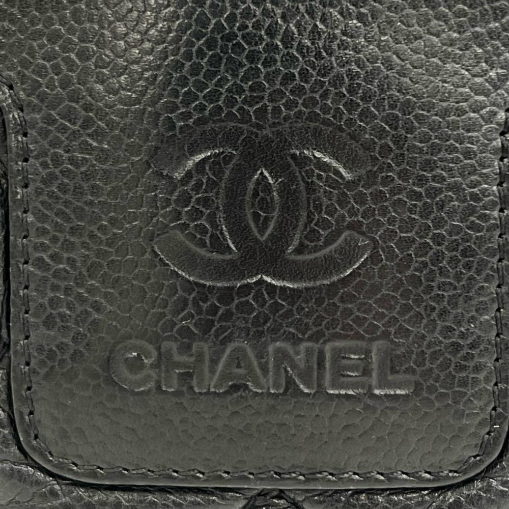 CHANEL シャネル ハンドバッグ コココクーン　13番台 レザー ブラック 黒 シルバー金具 レディース【中古品】
