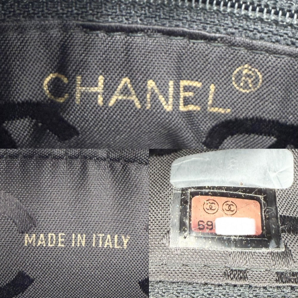【開店SALE】 CHANEL シャネル ショルダーバッグ シェブロン Vステッチ ココマーク チェーンショルダー キャビアスキン ブラック 黒 ゴールド金具 レディース【中古品】