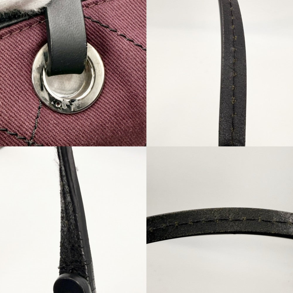 CHANEL シャネル ハンドバッグ オンザロード ワイルドステッチ トートバッグ ココマーク A92211 レザー キャビアスキン ブラック 黒 シルバー金具 レディース【中古品】
