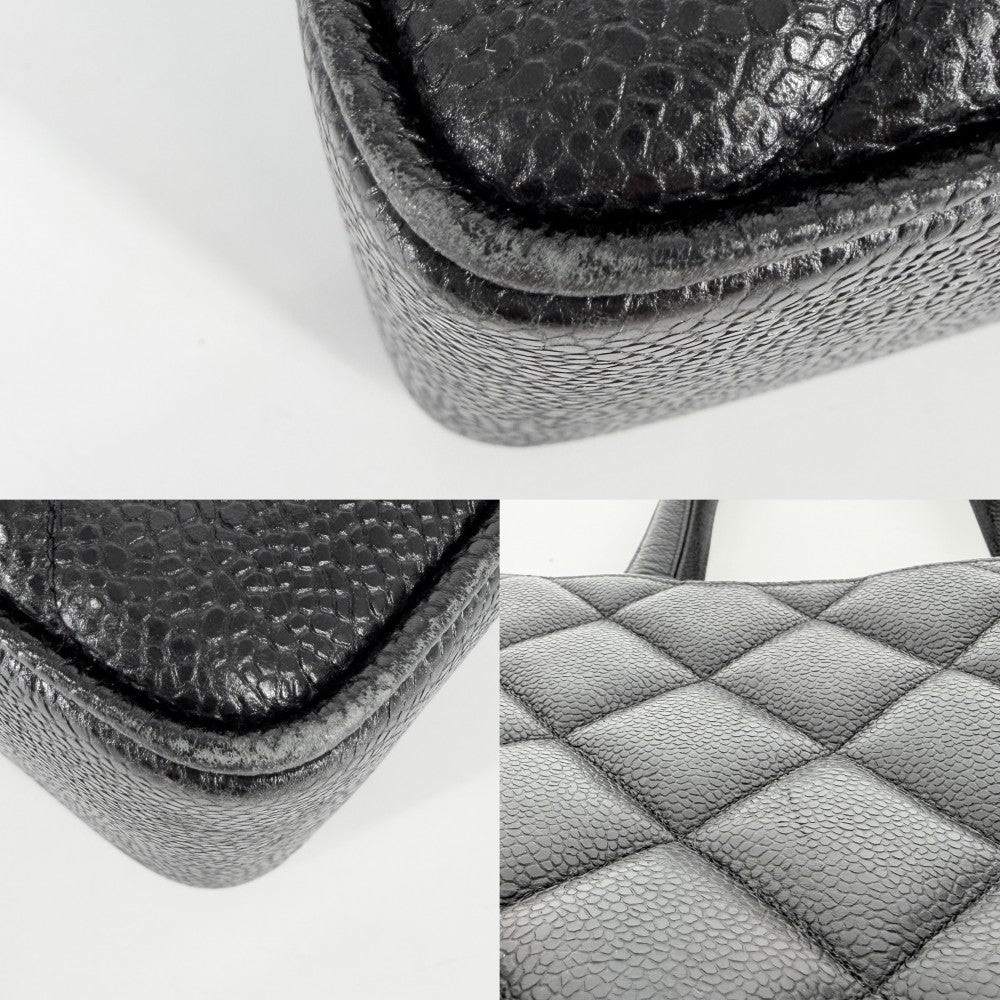 CHANEL シャネル ハンドバッグ マトラッセ ココマーク トートバッグ ブラック 黒 ゴールド金具 レディース【中古品】