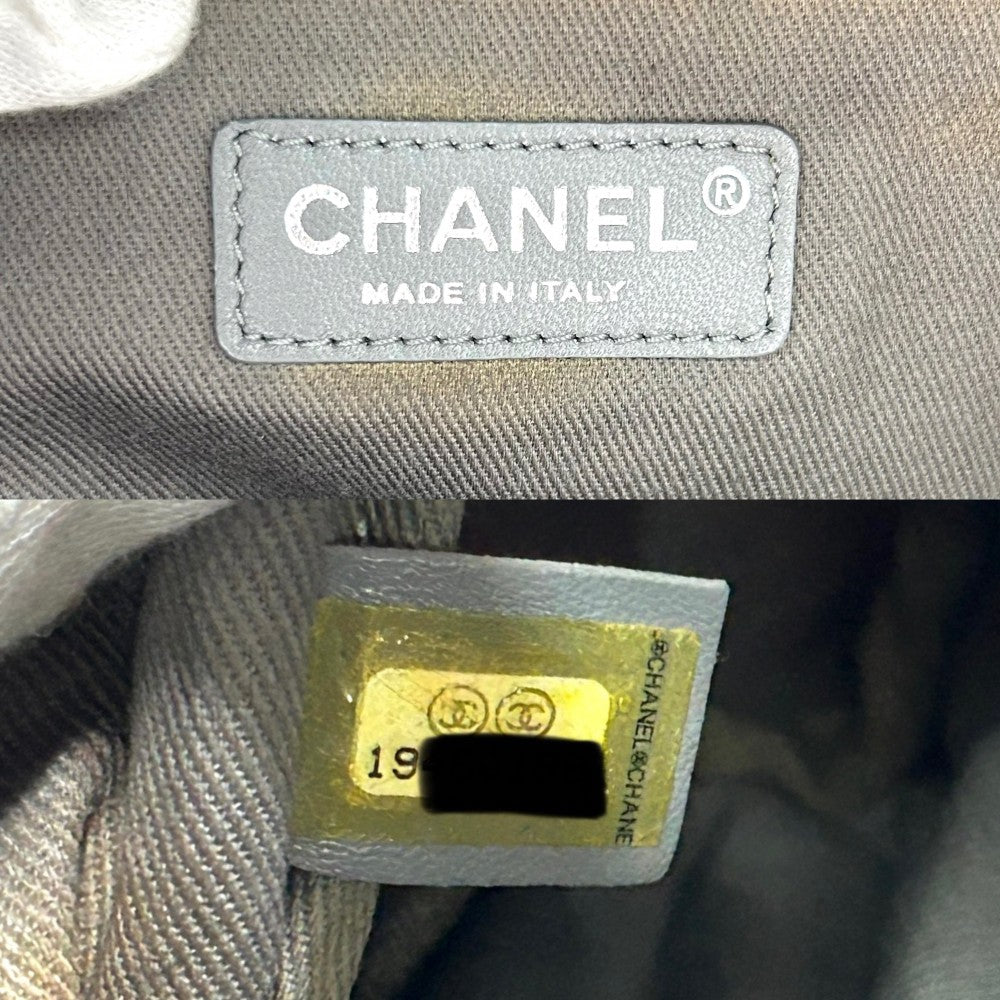 CHANEL シャネル リュック ペイント グラフィティ バックパック アクト2コレクション ココマーク ココ かばん 鞄 キャンバス ベージュ マルチカラー シルバー金具 レディース【中古品】