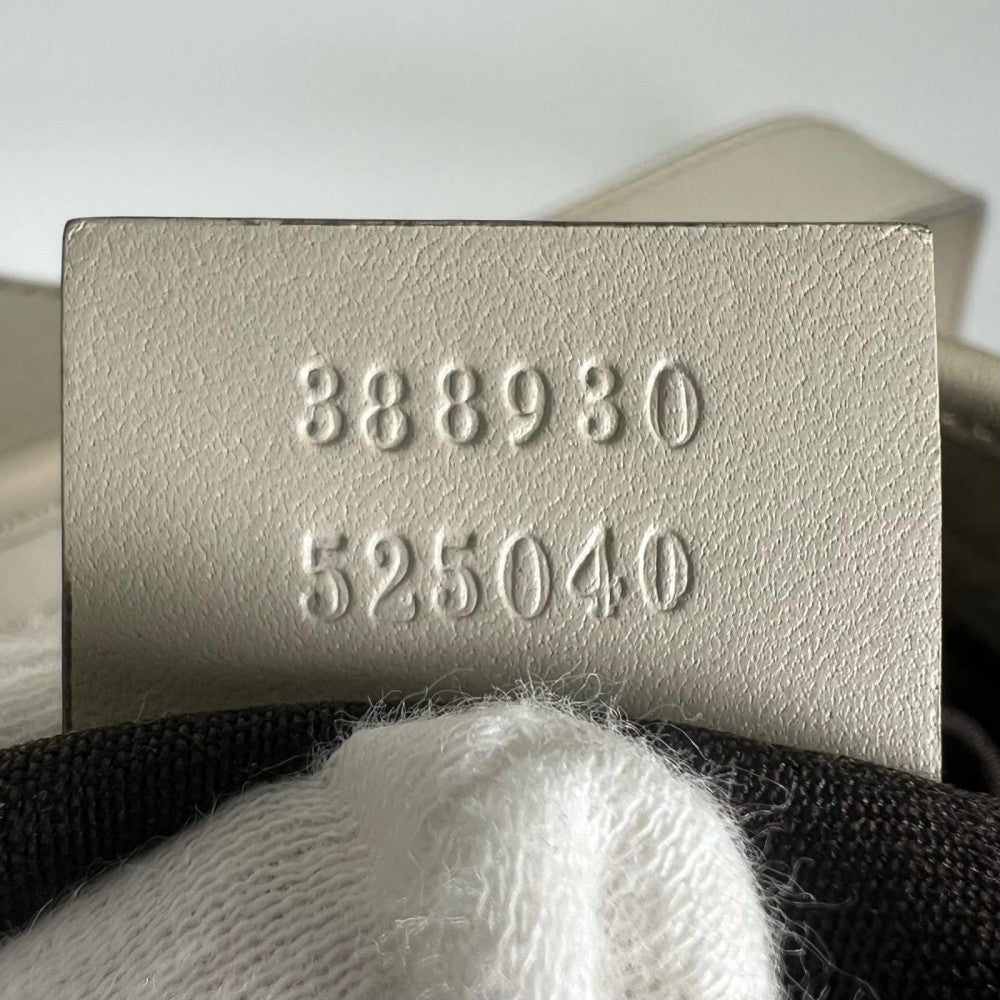 GUCCI グッチ ショルダーバッグ 388930 GGキャンバス ベージュ ゴールド金具 レディース【中古品】