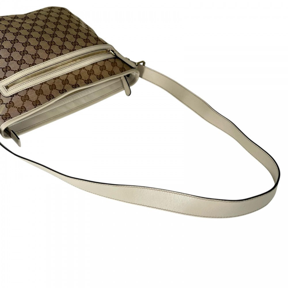 GUCCI グッチ ショルダーバッグ 388930 GGキャンバス ベージュ ゴールド金具 レディース【中古品】