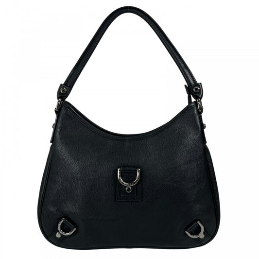 GUCCI グッチ ショルダーバッグ 268637 レザー ブラック 黒 シルバー金具 レディース【中古品】