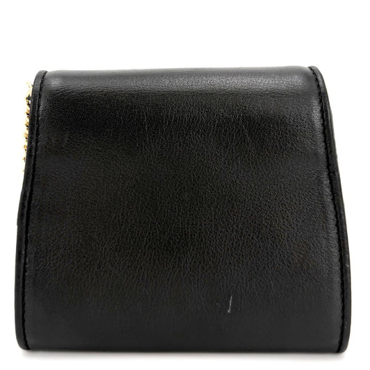 GUCCI グッチ チェーンウォレット ブロンディ ショルダーバッグ ポシェット GG 725219 レザー ブラック 黒 ゴールド金具 レディース【中古品】