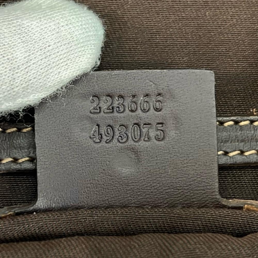 GUCCI グッチ ショルダーバッグ メッセンジャーバッグ 223666 GGスプリームキャンバス ベージュ ゴールドシルバー金具 メンズ【中古品】