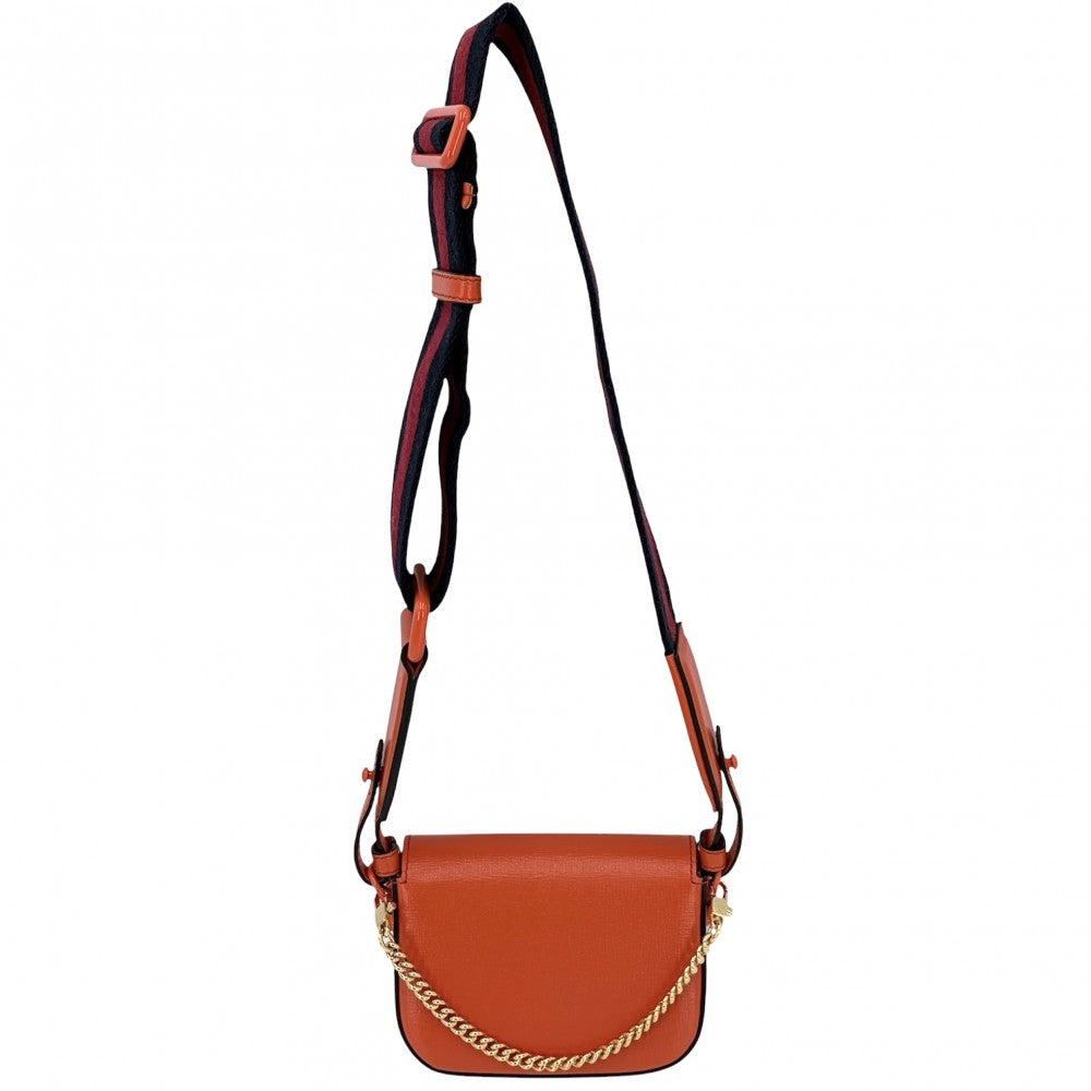 GUCCI グッチ 2WAY ミニホースビット1955 ミニハンドバッグ ショルダーバッグ 726863 レザー オレンジ ゴールド金具 レディース【中古品】