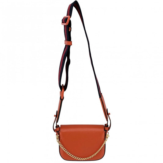 GUCCI グッチ 2WAY ミニホースビット1955 ミニハンドバッグ ショルダーバッグ 726863 レザー オレンジ ゴールド金具 レディース【中古品】