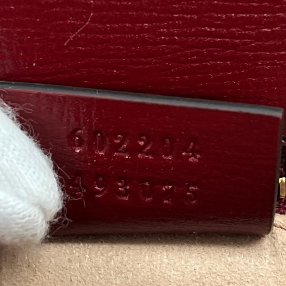 GUCCI グッチ ショルダーバッグ ホースビット1955 ワンショルダー 602204 レザー レッド 赤 ゴールド金具 レディース【中古品】