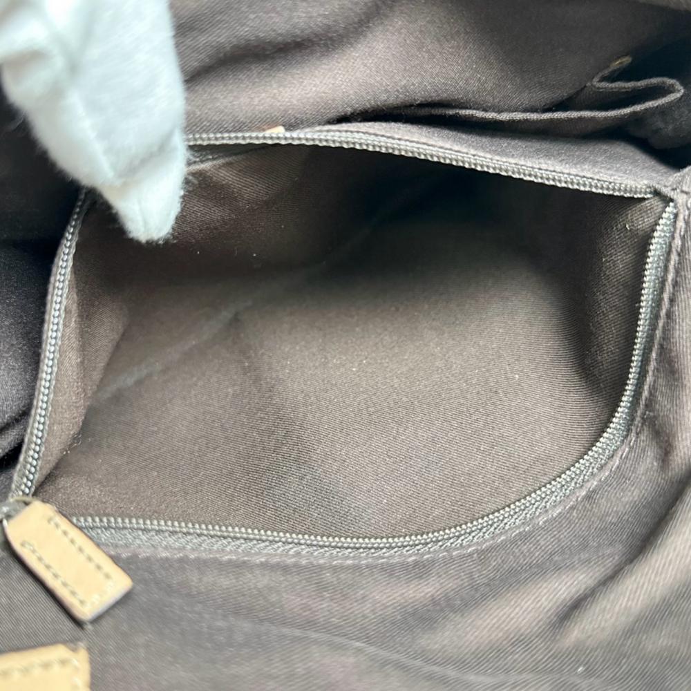GUCCI グッチ ショルダーバッグ アビー Dリング 203257 GGキャンバス ブラウン 茶 ゴールド金具 レディース【中古品】