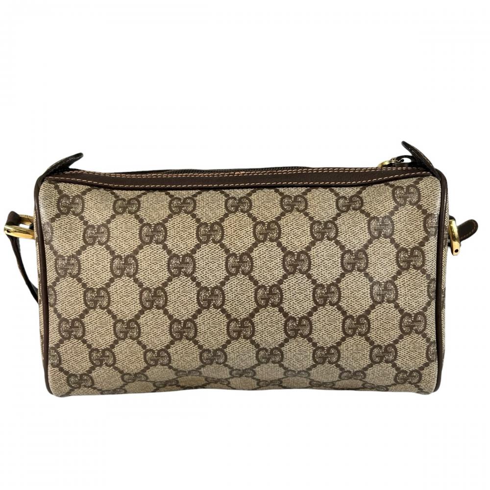 GUCCI グッチ ショルダーバッグ オールドグッチ シェリーライン GGスプリーム 89.02.018 PVCコーティングキャンバス マルチカラー ゴールド金具 レディース【中古品】