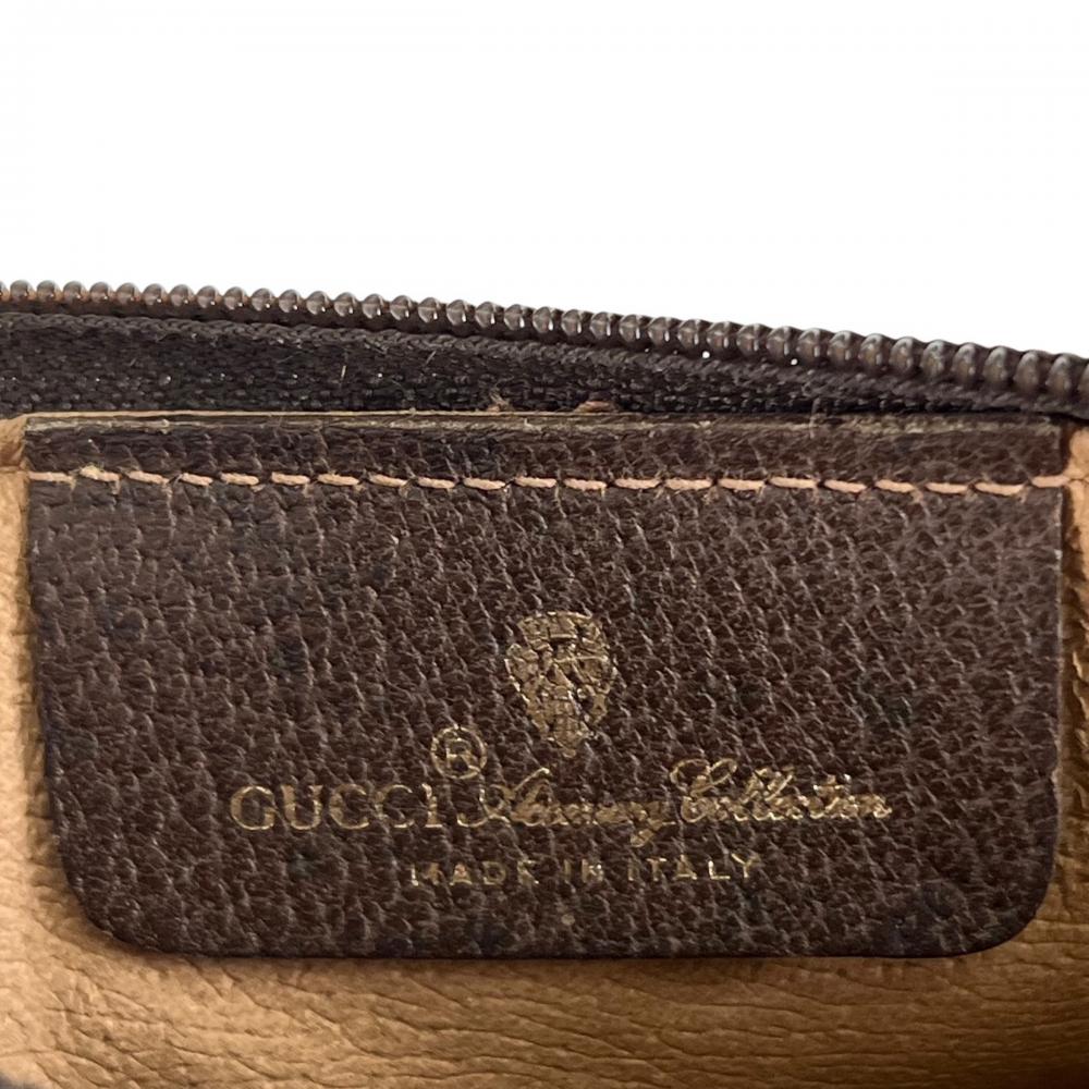 GUCCI グッチ ショルダーバッグ オールドグッチ シェリーライン GGスプリーム 89.02.018 PVCコーティングキャンバス マルチカラー ゴールド金具 レディース【中古品】