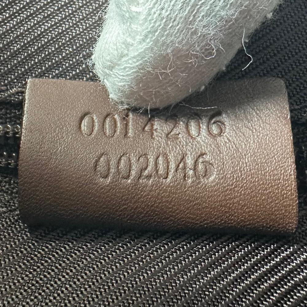 GUCCI グッチ ショルダーバッグ ヴィンテージ ワンショルダー 0014206 GGキャンバス ブラウン 茶 シルバー金具 レディース【中古品】