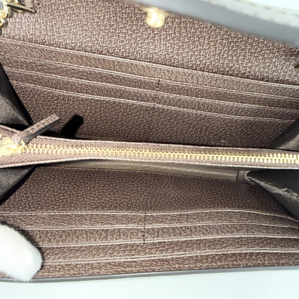 GUCCI グッチ チェーンウォレット ブロンディ ショルダーバッグ ポシェット 725215 GGスプリームキャンバス レザー ベージュ ゴールド金具 レディース【中古品】