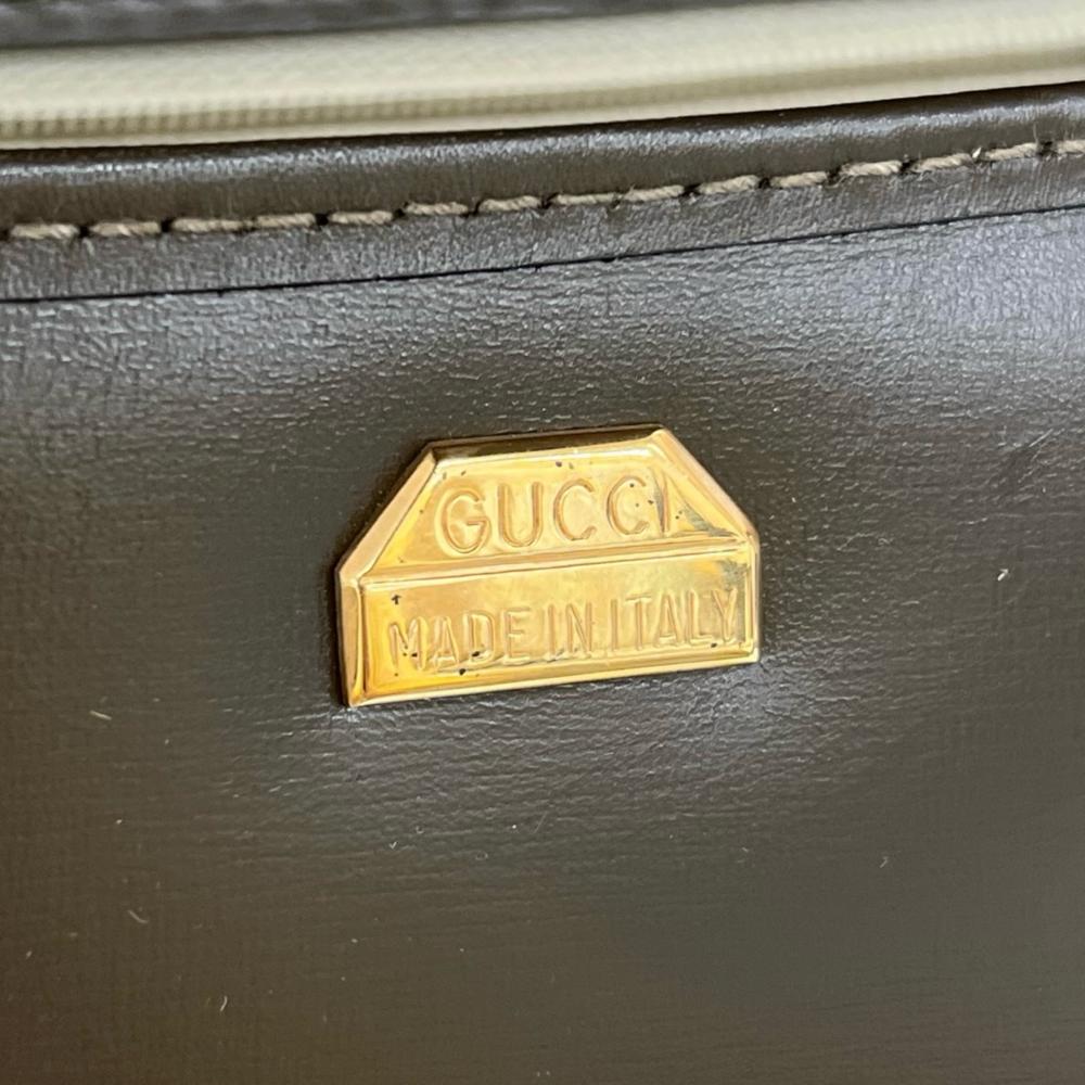 GUCCI グッチ ショルダーバッグ レディロック オールドグッチ レザー ブラウン 茶 ゴールド金具 レディース【中古品】
