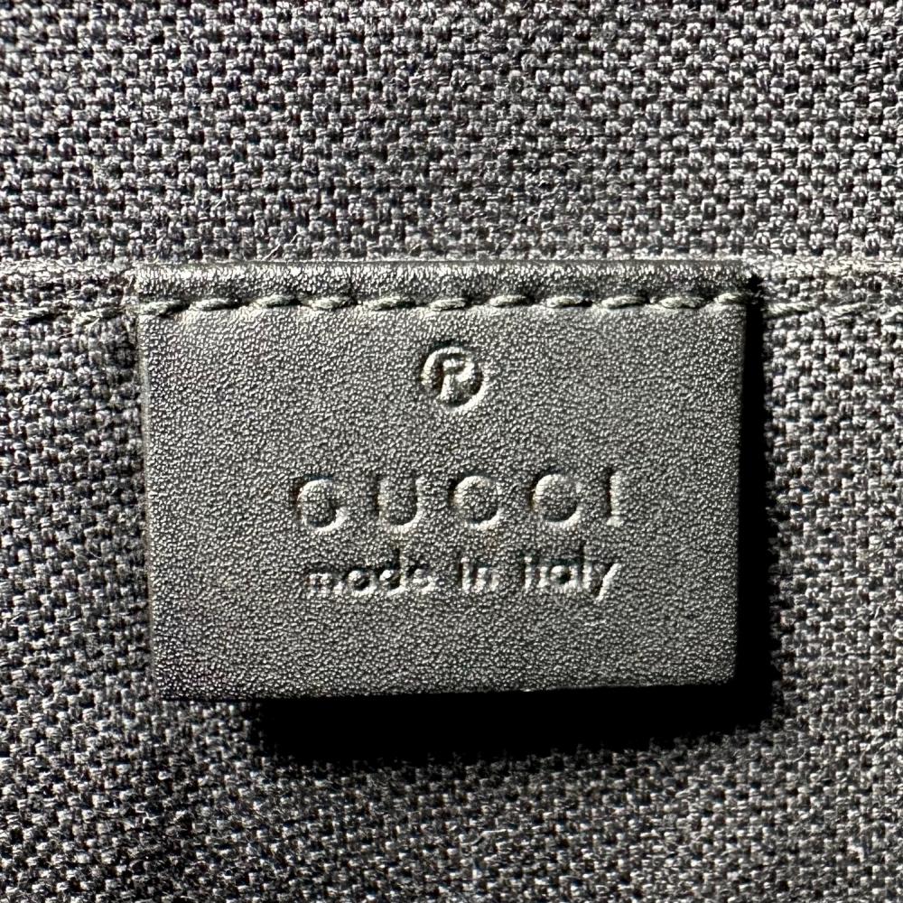 GUCCI グッチ ショルダーバッグ ウェブ ストライプ 523599 GGスプリームキャンバス レザー ブラック 黒 レッド 赤 シルバー金具 メンズ【中古品】
