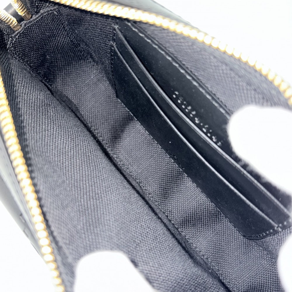 GUCCI グッチ ショルダーバッグ スーパーミニ チェーンショルダー ミニバッグ 781554 レザー ブラック 黒 ゴールド金具 メンズ【中古品】